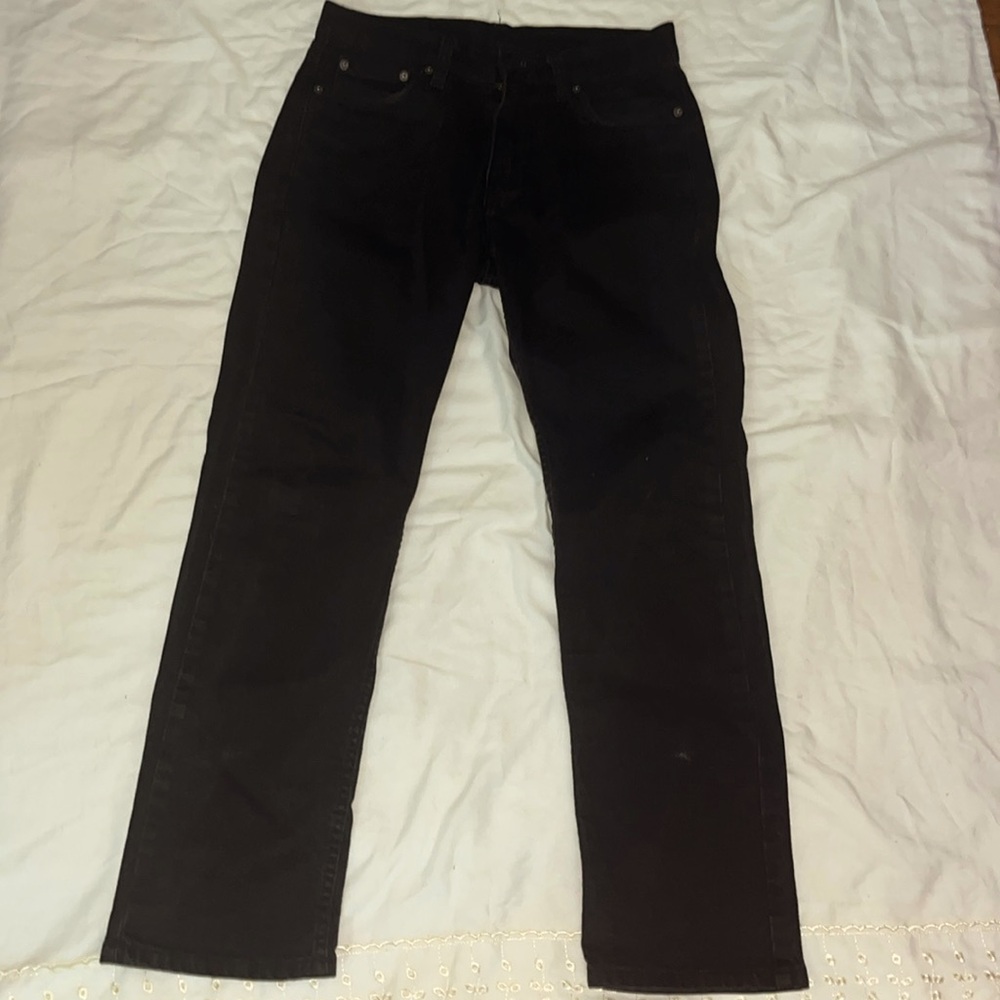 Levi's 514 Straight Fit Men's Black High Stretch Jeans W29 L30